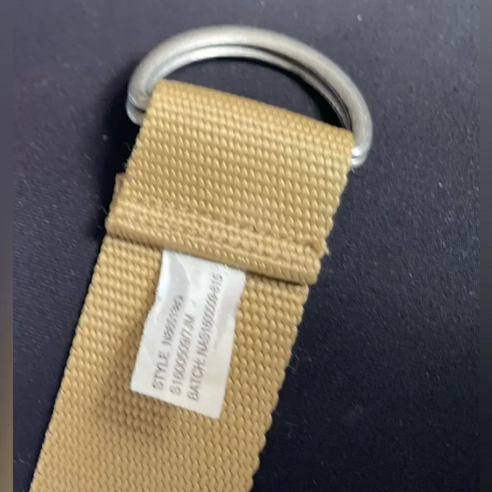 🔥❤️🔥 32.5” Dark Khaki Canvas D Ring Buckle Adjustable Belt EPC Build A B…